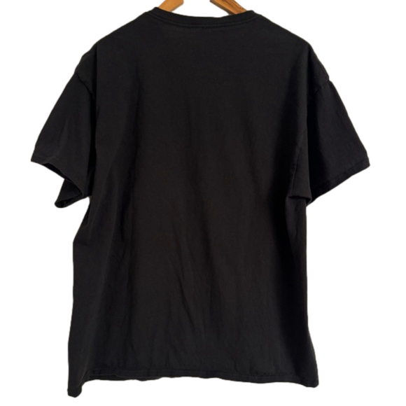 Warner Bros Scooby-Doo Men's XL Airbrush Print on Black Short Sleeve Tee - Picture 2 of 3